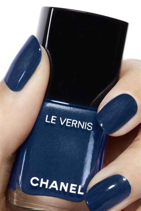 chanel radiant blue nail polish|Chanel nail polish.